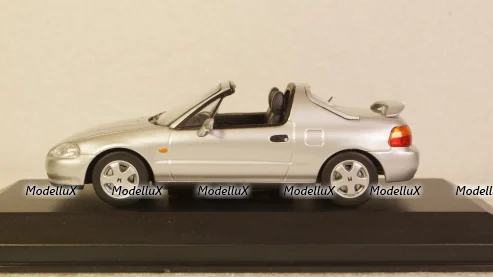 Honda CR-X del Sol 1992, silver, 940191931, Maxichamps 1:43