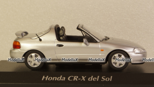 Honda CR-X del Sol 1992, silver, 940191931, Maxichamps 1:43