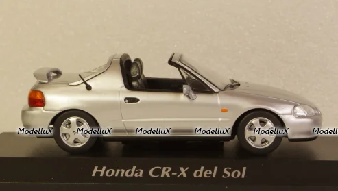 Honda CR-X del Sol 1992, silver, 940191931, Maxichamps 1:43