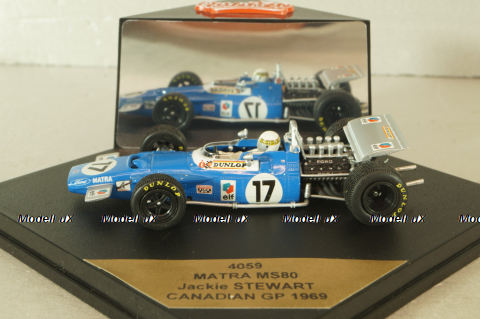 Matra MS80 Jackie Stewart, Canadian GP 1969, 4059, Quartzo 1:43