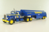 Peterbilt 281 truck with Semitrailer "SUNOCO" 1962, blue, American trucks, Spain, #91, Altaya 1:43