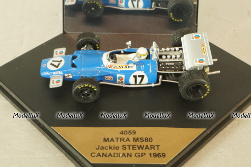 Matra MS80 Jackie Stewart, Canadian GP 1969, 4059, Quartzo 1:43