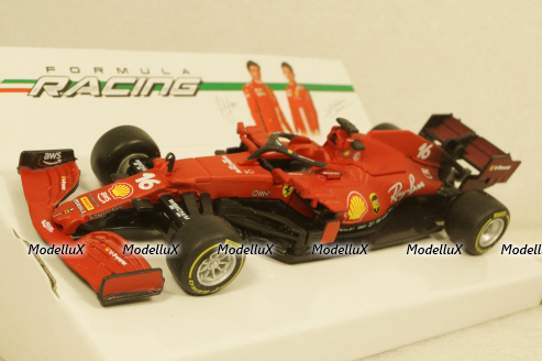 Ferrari F1 SF21 Formula 1 Charles Leclerc N16, RED, BU36829LE, Bburago 1:43