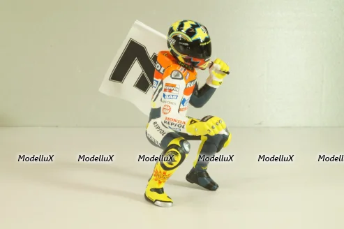 Valentino Rossi, figurine Winner MotoGP Phillip Island, World Champion 2003, 312030196, Minichamps 1:12