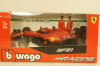 Ferrari F1 SF21 Team Scuderia Missiom Winnow  Carlos Sainz N55, RED, BU36829SA, Bburago 1:43