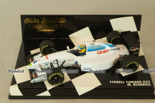 Tyrrell 022  #4 M.Blundell 43094004, Minichamps 1:43