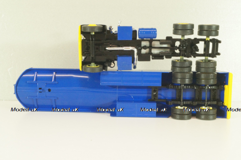 Peterbilt 281 truck with Semitrailer "SUNOCO" 1962, blue, American trucks, Spain, #91, Altaya 1:43