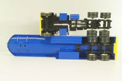 Peterbilt 281 truck with Semitrailer "SUNOCO" 1962, blue, American trucks, Spain, #91, Altaya 1:43