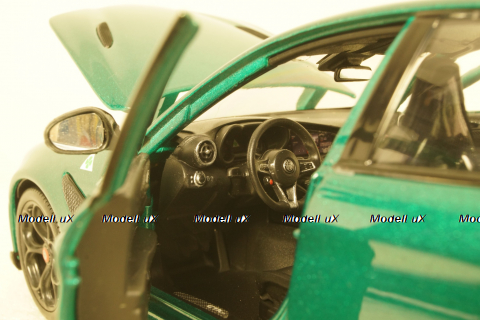 Alfa Romeo Giulia GTAm 2020 green,  BU18-11049, Bburago 1:18