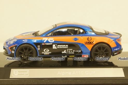 Renault A110 #76 CUP 2020, BU38303, Burago 1:43