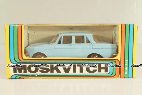 Москвич-408 А1, голубой,Тантал/Радон 1:43