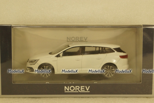 Renault Megane Estate  2020 white, 517668, Norev 1:43