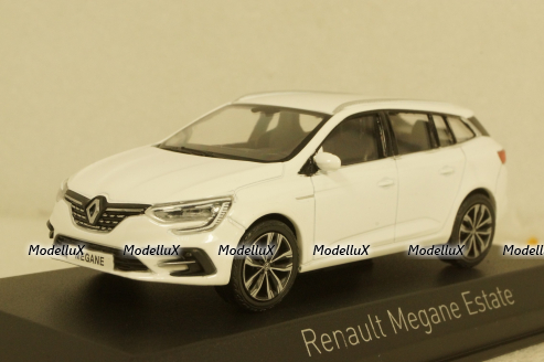 Renault Megane Estate  2020 white, 517668, Norev 1:43
