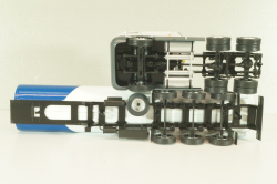 International Eagle Cabover, truck with Semitrailer YPF 1997, white/blue, American trucks, Spain, #87, Altaya 1:43
