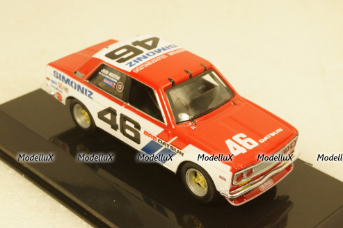 Datsun 510 Bre #46 Racing 1972 , BU38301, Burago 1:43