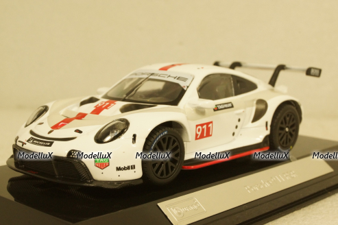 Porsche 911 (991) RSR #911 Coupe 2020, BU38302, Burago 1:43