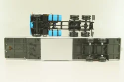 Ford CL 9000 truck with Semitrailer "Atlas Van Linas" 1983, white with blue lines, American trucks, Spain, #89, Altaya 1:43