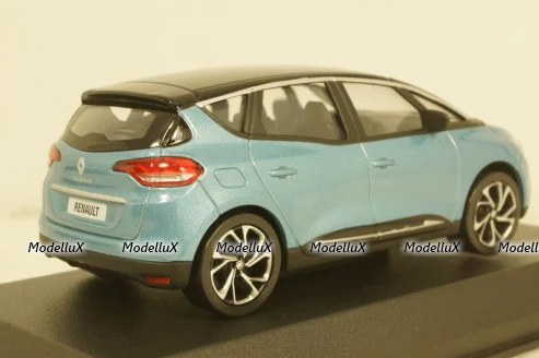 Renault Scenic 2016 celeste blue/black, 517735, Norev 1:43