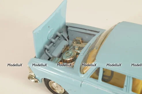 Москвич-408 А1, голубой,Тантал/Радон 1:43