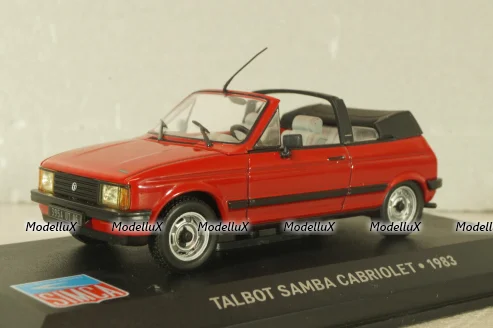 Talbot Samba Cabriolet 1983, red, Altaya 1:43 Уценка!