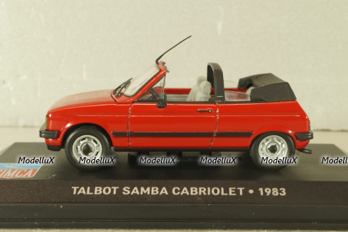 Talbot Samba Cabriolet 1983, red, Altaya 1:43 Уценка!