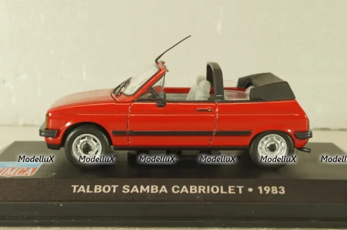 Talbot Samba Cabriolet 1983, red, Altaya 1:43 Уценка!
