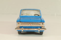 Москвич-408 А1, синий, капот 2 зажима, Тантал/Радон 1:43