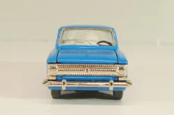 Москвич-408 А1, синий, капот 2 зажима, Тантал/Радон 1:43