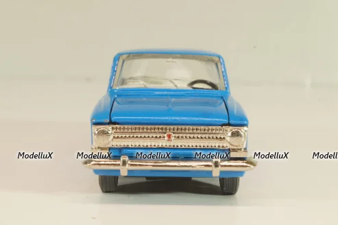 Москвич-408 А1, синий, капот 2 зажима, Тантал/Радон 1:43