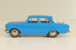 Москвич-408 А1, синий, капот 2 зажима, Тантал/Радон 1:43