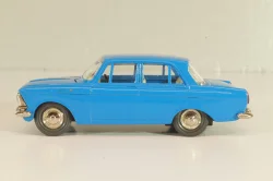 Москвич-408 А1, синий, капот 2 зажима, Тантал/Радон 1:43