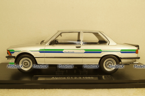 BMW Alpina C1 2.3  (E21) 1980, silver, 3-series,  KKDC181172, KK-Scale 1:18