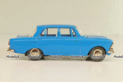 Москвич-408 А1, синий, капот 2 зажима, Тантал/Радон 1:43