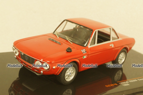 Lancia Fulvia  Coupe 1.6 HF 1969 red, CLC397N, IXO 1:43