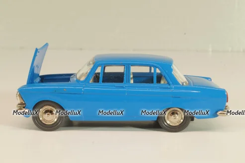 Москвич-408 А1, синий, капот 2 зажима, Тантал/Радон 1:43