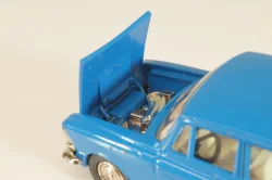 Москвич-408 А1, синий, капот 2 зажима, Тантал/Радон 1:43