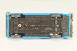 Москвич-408 А1, синий, капот 2 зажима, Тантал/Радон 1:43