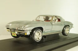 Chevrolet Corvette Stingrey Coupe, John Force 1963, chrome, 32874, ERTL 1:18
