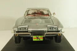 Chevrolet Corvette Stingrey Coupe, John Force 1963, chrome, 32874, ERTL 1:18