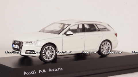 Audi A4 Avant 2015 white, 5011504213,  Spark 1:43