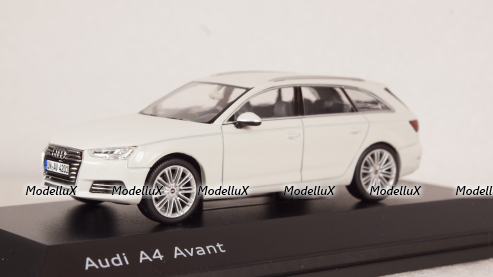 Audi A4 Avant 2015 white, 5011504213,  Spark 1:43