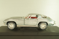 Chevrolet Corvette Stingrey Coupe, John Force 1963, chrome, 32874, ERTL 1:18