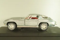 Chevrolet Corvette Stingrey Coupe, John Force 1963, chrome, 32874, ERTL 1:18