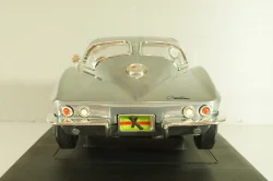 Chevrolet Corvette Stingrey Coupe, John Force 1963, chrome, 32874, ERTL 1:18