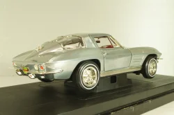 Chevrolet Corvette Stingrey Coupe, John Force 1963, chrome, 32874, ERTL 1:18