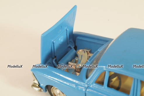 Москвич-408 А1 71, светло-синий, капот пластина, Тантал/Радон 1:43