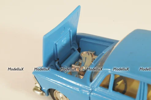 Москвич-408 А1 71, светло-синий, капот пластина, Тантал/Радон 1:43