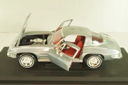 Chevrolet Corvette Stingrey Coupe, John Force 1963, chrome, 32874, ERTL 1:18