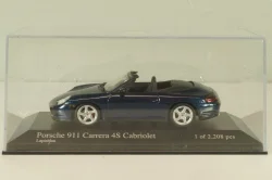 Porsche 911(996) Carrera 4S Cabriolet 2002, dark blue, 400062832, Minichamps 1:43