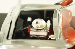 Chevrolet Corvette Stingrey Coupe, John Force 1963, chrome, 32874, ERTL 1:18